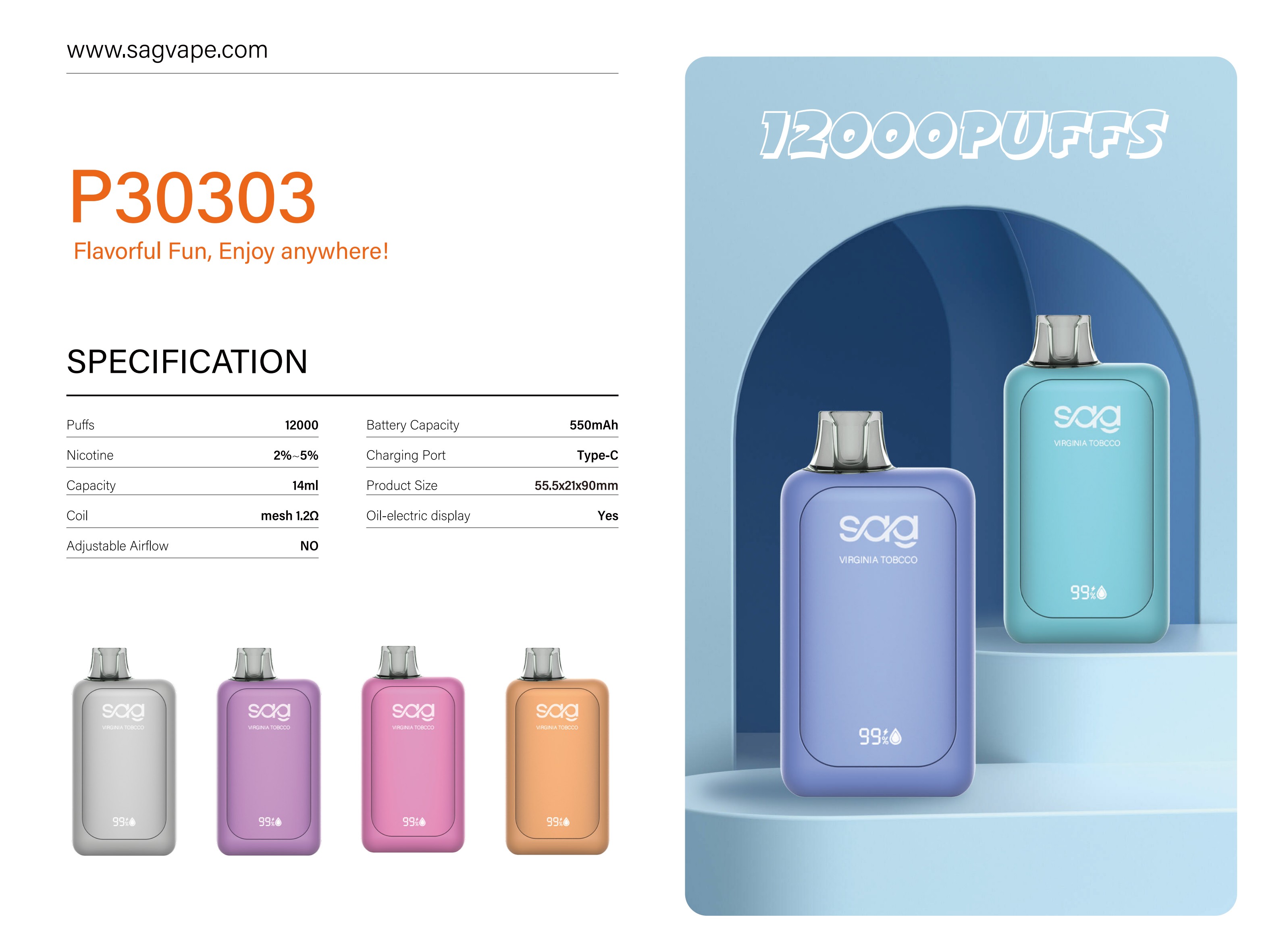 SAG P30303 product photo
