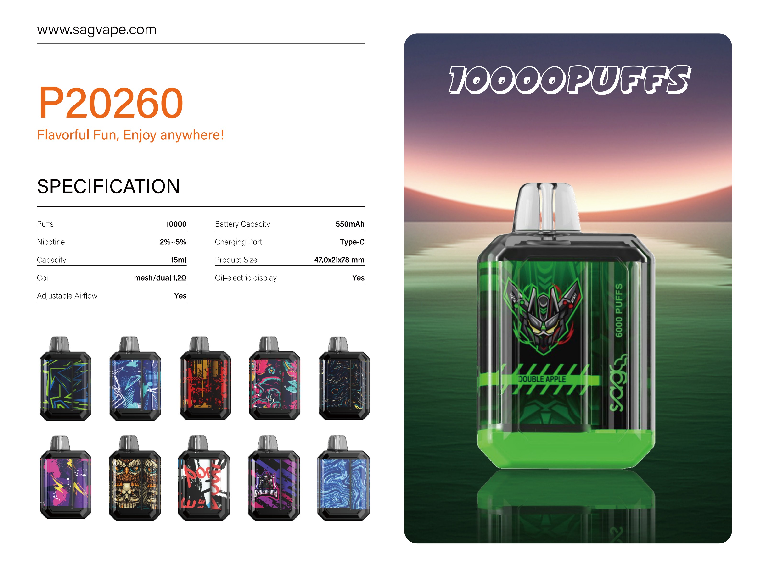 SAG P20260 Double Apple product photo